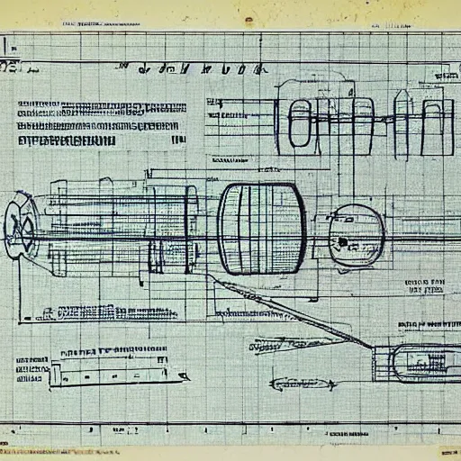 Prompt: ussr blueprints of antimatter bomb