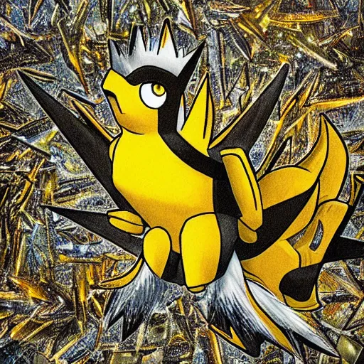 Prompt: national geographic photo of zapdos, pokemon in the wild, intricate, portrait, 8 k highly professionally detailed, hdr, award winning