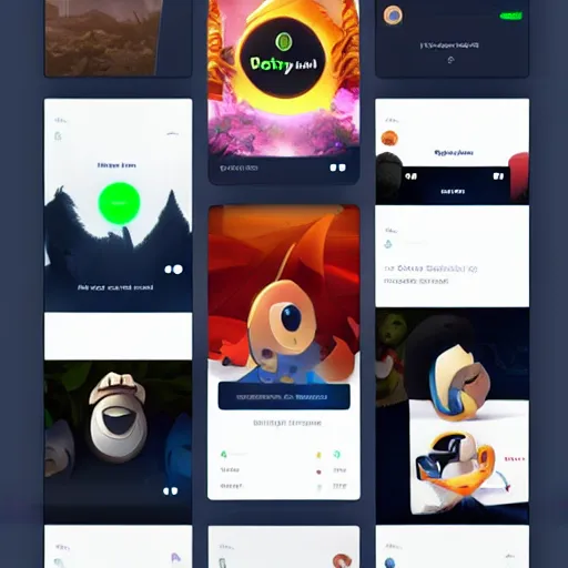 Image similar to Award winning UI design for Discord 2.0, featured on Behance