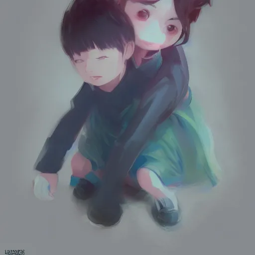 Image similar to beautiful huggy-wuggy from poppy-playtime the video game, digital painting by Hiyao Miyazaki, Studio Ghibli, Yanjun Cheng, portrait, cinematic lighting, highly detailed, concept art, Atmosphere, illustration, smooth, sharp focus, editor's pickup, trending on artstation, trending on deviantart