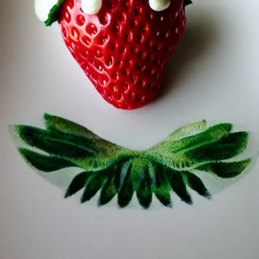 Image similar to adorable strawberry critter