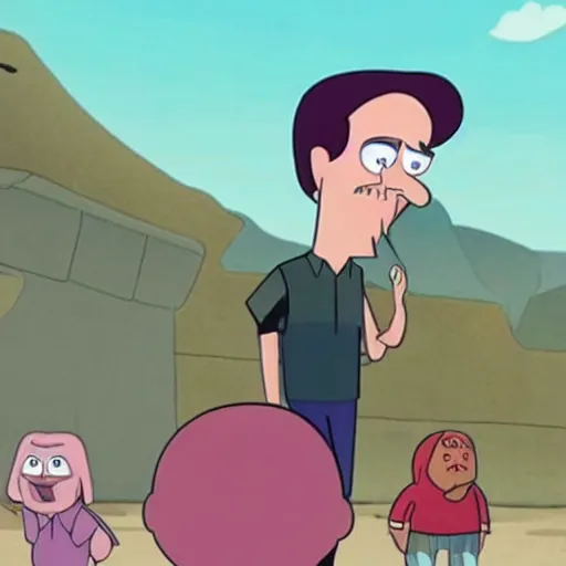 Image similar to Steve buscemi in a still from Steven universe