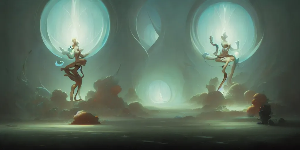 Image similar to latent space by peter mohrbacher