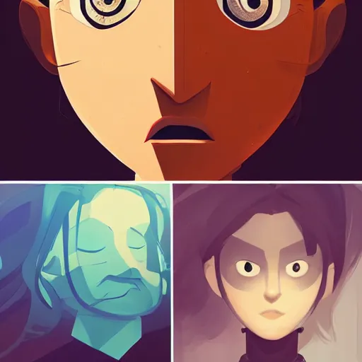 Image similar to face icon stylized minimalist regular show, loftis, cory behance hd by jesper ejsing, by rhads, makoto shinkai and lois van baarle, ilya kuvshinov, rossdraws global illumination