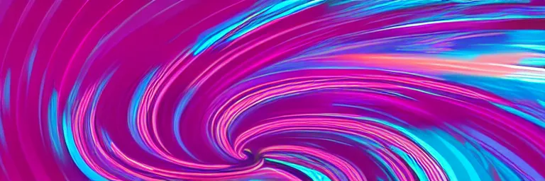 Image similar to graphic novel illustration of a swirling vortex of pink and purple clouds, cyan lightning, digital illustration, deviantArt, artstation, artstation HQ, HD, 4k resolution