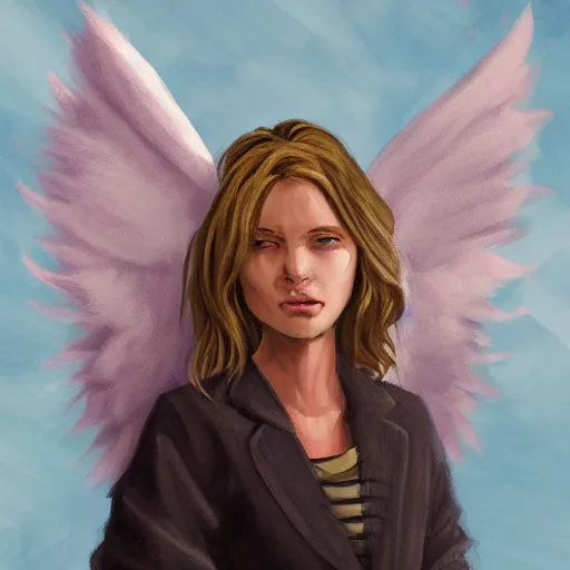 Image similar to angel, character portrait by Richie Mason