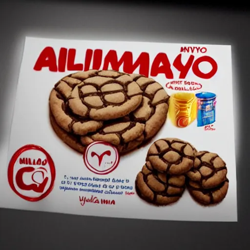 Prompt: alyssa milano advertising milano cookies!!!!!!, concept art, detailed,