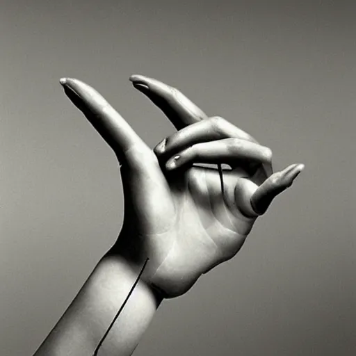 Image similar to gynoid hand,