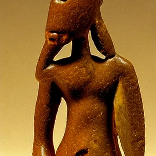 Prompt: venus paleolithic figurine