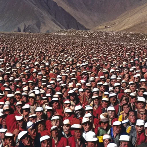 Image similar to where's wally, tintin in tibet