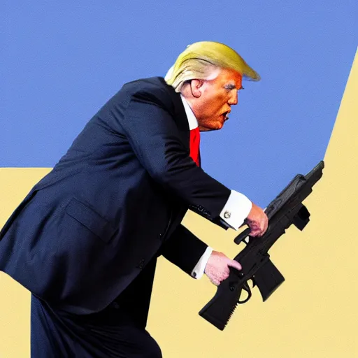 Image similar to Donald trump getting shot by the FBI