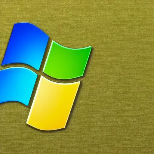 Prompt: windows xp - v logo