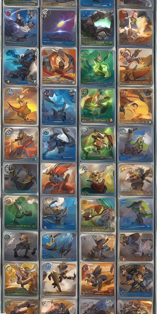 Image similar to professional empty graphic template for a trading card game and editable in photoshop, high details, high resolution, pokemon style