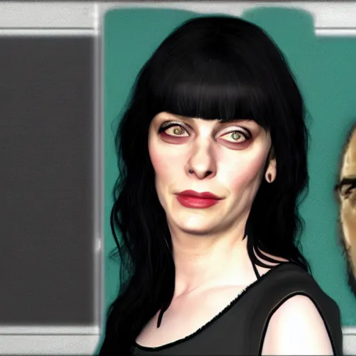 Image similar to Jane Margolis from breaking bad as a GTA Five Loading Screen Art Cover