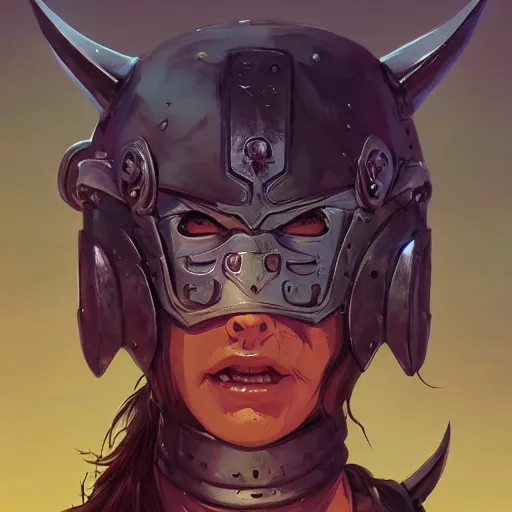 Image similar to cyberpunk viking helmet mask warrior goddess robot ninja fantasy, art gta 5 cover, official fanart behance hd artstation by jesper ejsing, by rhads, makoto shinkai and lois van baarle, ilya kuvshinov, ossdraws