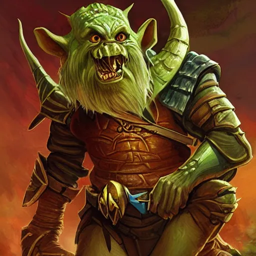 Image similar to goblin tolkien dnd fantasy warcraft