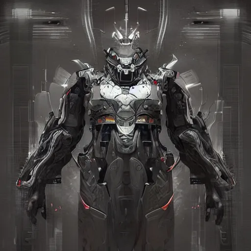 Image similar to “ futuristic god, sci fi concept art, concept art, illustration, highly detailed ”