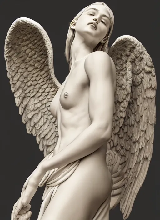 Prompt: photo of a purifying angel in the style of stefan kostic, realistic, sharp focus, 8k high definition, insanely detailed, intricate, elegant, art by stanley lau and artgerm