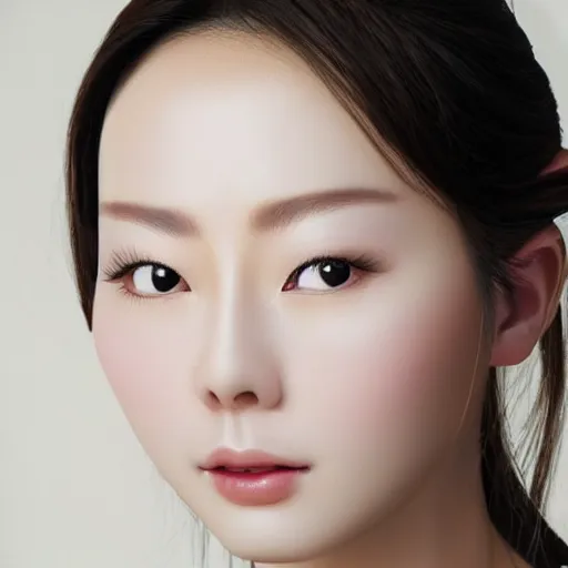 Image similar to the face of the most beautiful chinese woman in the world, realistic photo