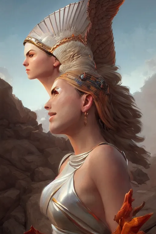 Prompt: goddess of the usa, highly detailed, digital painting, artstation, concept art, smooth, sharp focus, illustration, unreal engine 5, 8 k, art by artgerm and greg rutkowski and edgar maxence