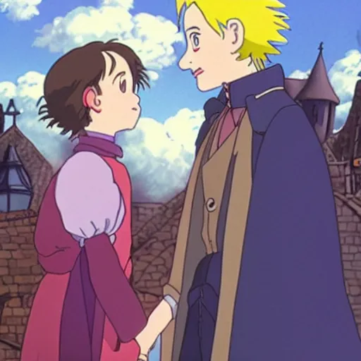 Image similar to howls moving castle