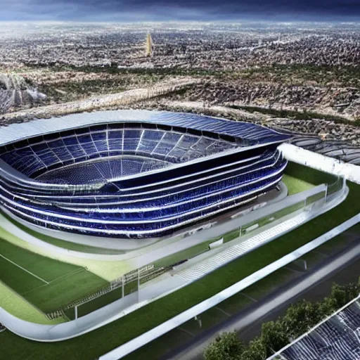 Prompt: real Madrid new stadium,