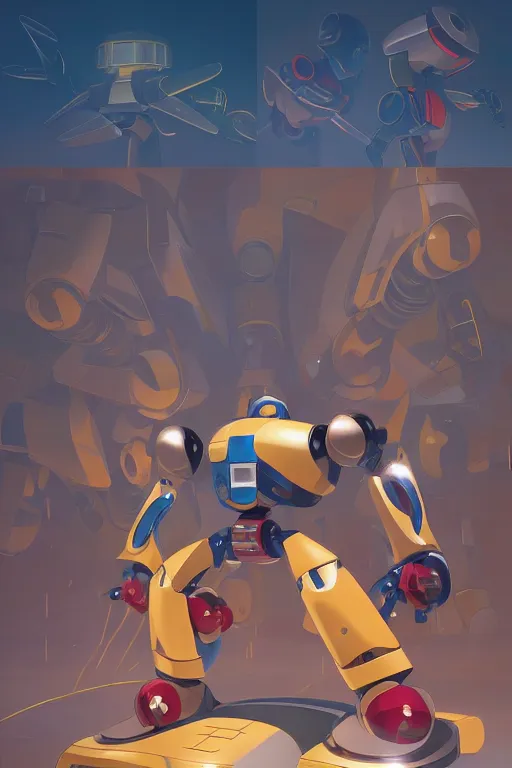 Image similar to metabots medabots medarotto medarot robot minimalist comics, behance hd by jesper ejsing, by rhads, makoto shinkai and lois van baarle, ilya kuvshinov, rossdraws global illumination ray tracing hdr radiating a glowing aura