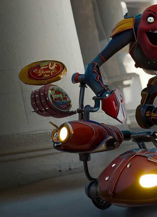 Image similar to harley king, smooth, unreal engine 5, pixar