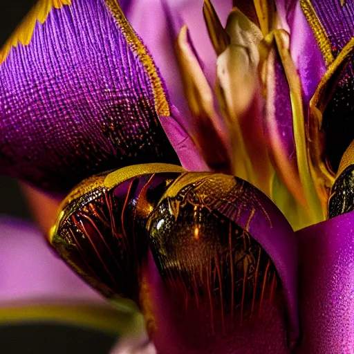 Image similar to extremely close up robot iris hyper real macro detail, stylish, modern,