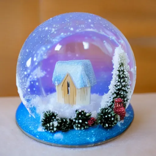 Image similar to snow globe with legs