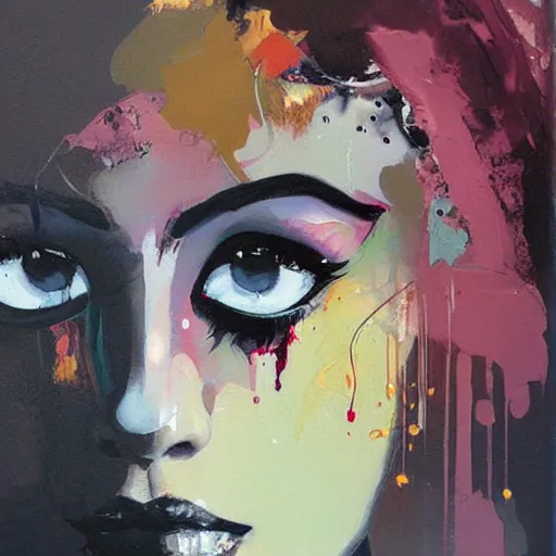 Prompt: beautiful painting of a woman by pascale pratte