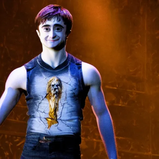 Prompt: daniel radcliffe as hedwig