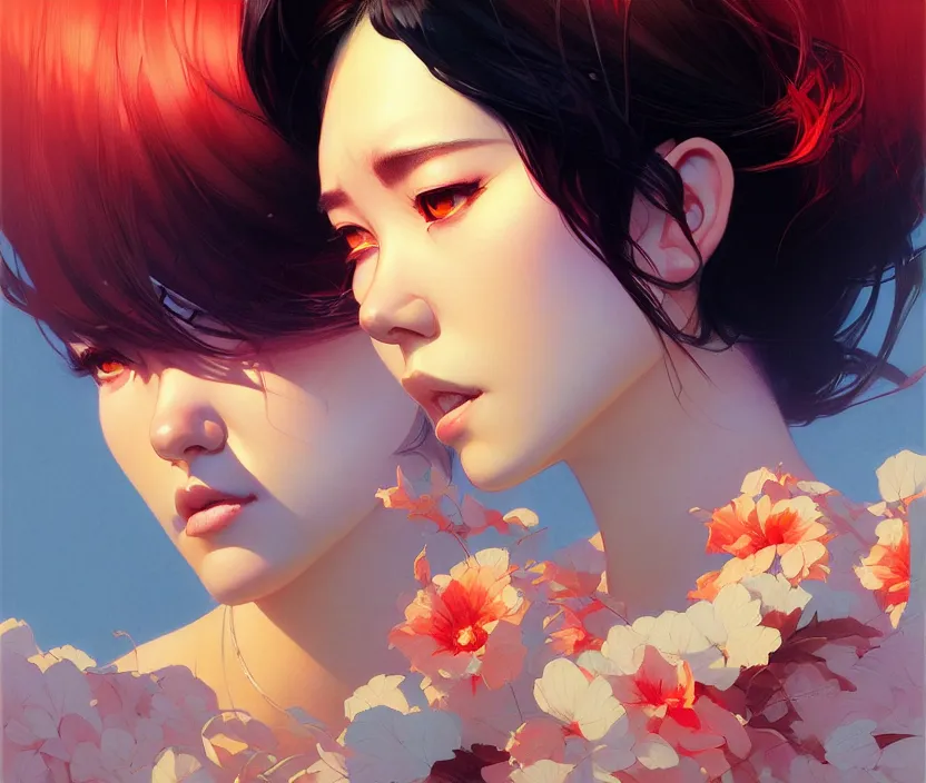 Prompt: the emmergence, fine detail, radiant, realistic shaded lighting, poster by ilya kuvshinov katsuhiro otomo, magali villeneuve, artgerm, jeremy lipkin and michael garmash and rob rey, kim jung gi