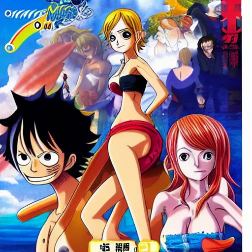 Image similar to nami one piece the movie Cover Art starring emma watson