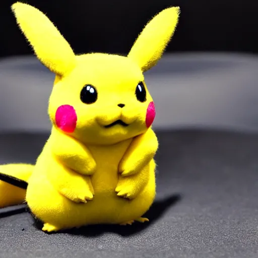 Prompt: a cashmere Pikachu