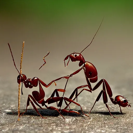 Image similar to ants sparring, medieval, historical, holy Roman