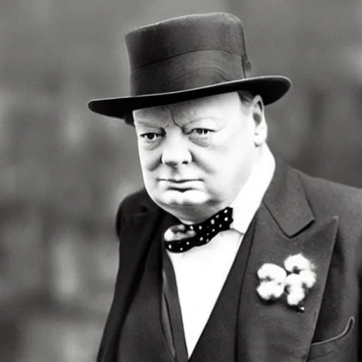 Prompt: winston Churchill as a fortnite character