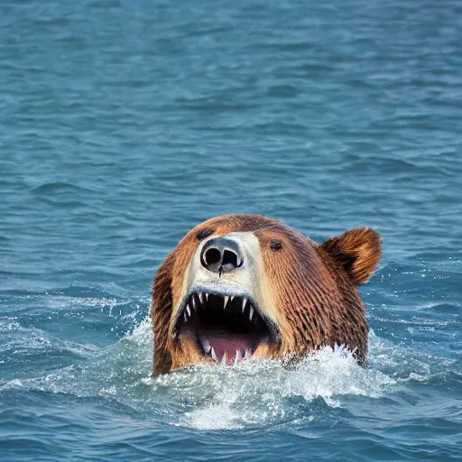 Image similar to bear shark