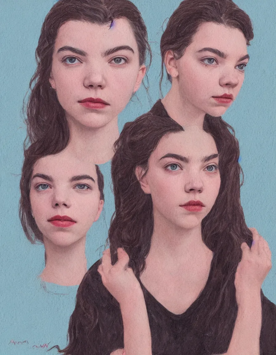 Prompt: hyper-realistic portrait of anya taylor joy in the style of mirka andolfo