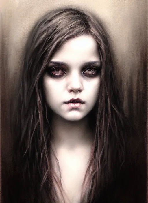 Prompt: gothic princess portrait. by casey baugh