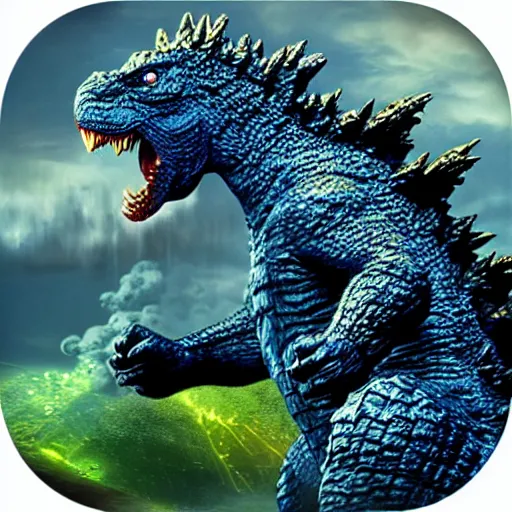 Image similar to godzilla 3d video game