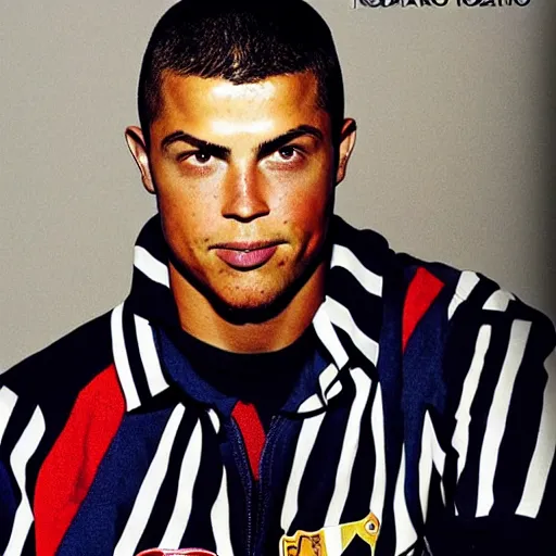 Image similar to ronaldo nazario portrait by mario testino, year 2 0 0 0