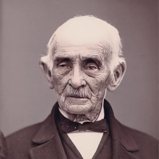 Prompt: picture of a 200 years old man
