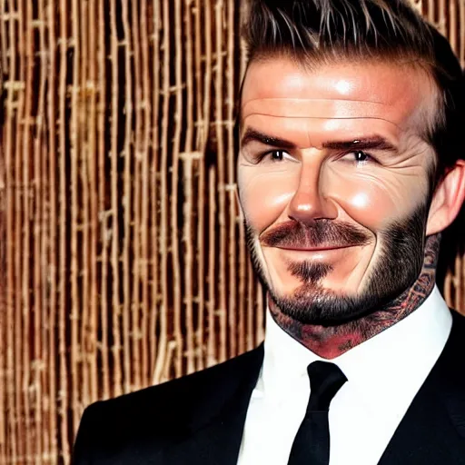 Image similar to david beckham injecting on milk, strung out, addict