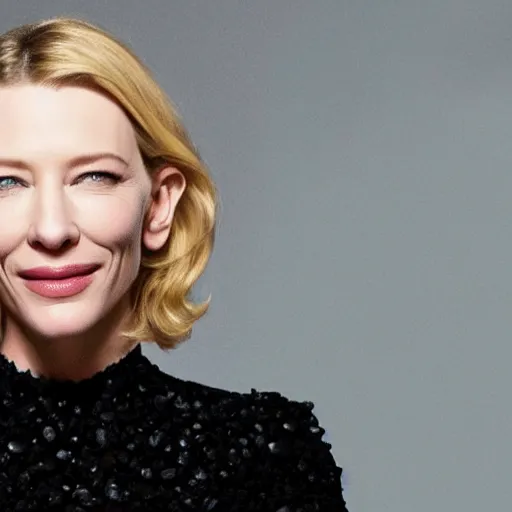 Image similar to cate blanchett, vaporeware