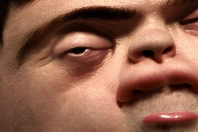 Image similar to a close up photo of carl wheezer, 8 k, photorealistic