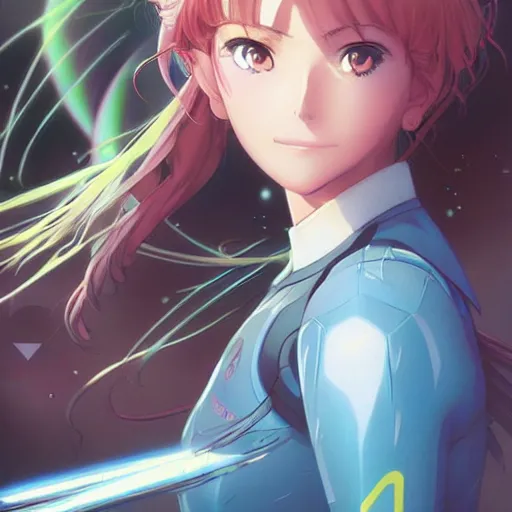 Prompt: An anime portrait of beautiful girl still from robotech 1985 by Stanley Artgerm Lau ,WLOP Rossdraws ,James Jean, Andrei Riabovitchev, Marc Simonetti and Sakimicha