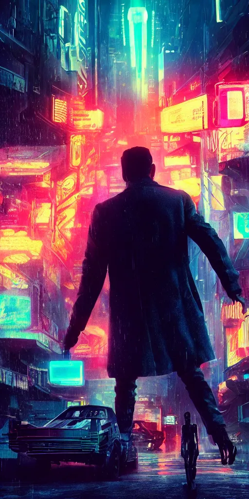 Prompt: bladerunner 2 0 4 9 drawn by jack kirby, 8 k, raytracing, unreal engine 5,