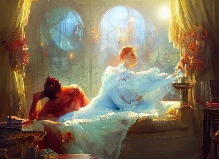 Image similar to by marc simonetti and vladimir volegov and alexander averin and delphin enjolras