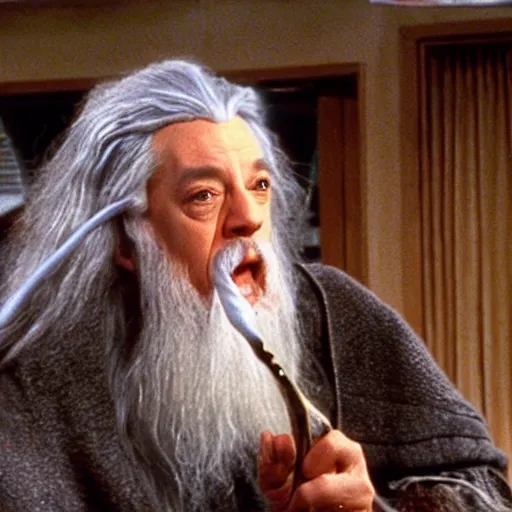 Image similar to Gandalf in Seinfeld